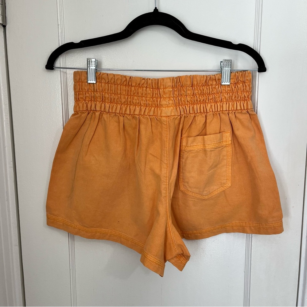 NWT Aerie High Waist Orange Women's Shorts - Picture 4 of 7